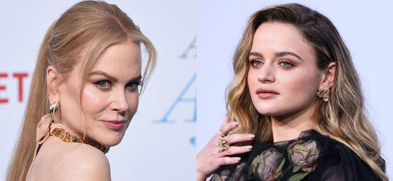 Nicole Kidman (let) and Joey King (right) at A Family Affair World Premiere