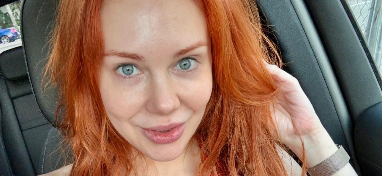 Maitland Ward in a car selfie