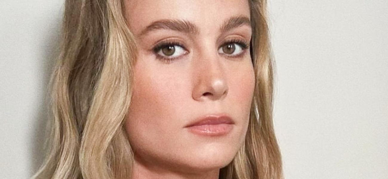 Brie Larson poses close up