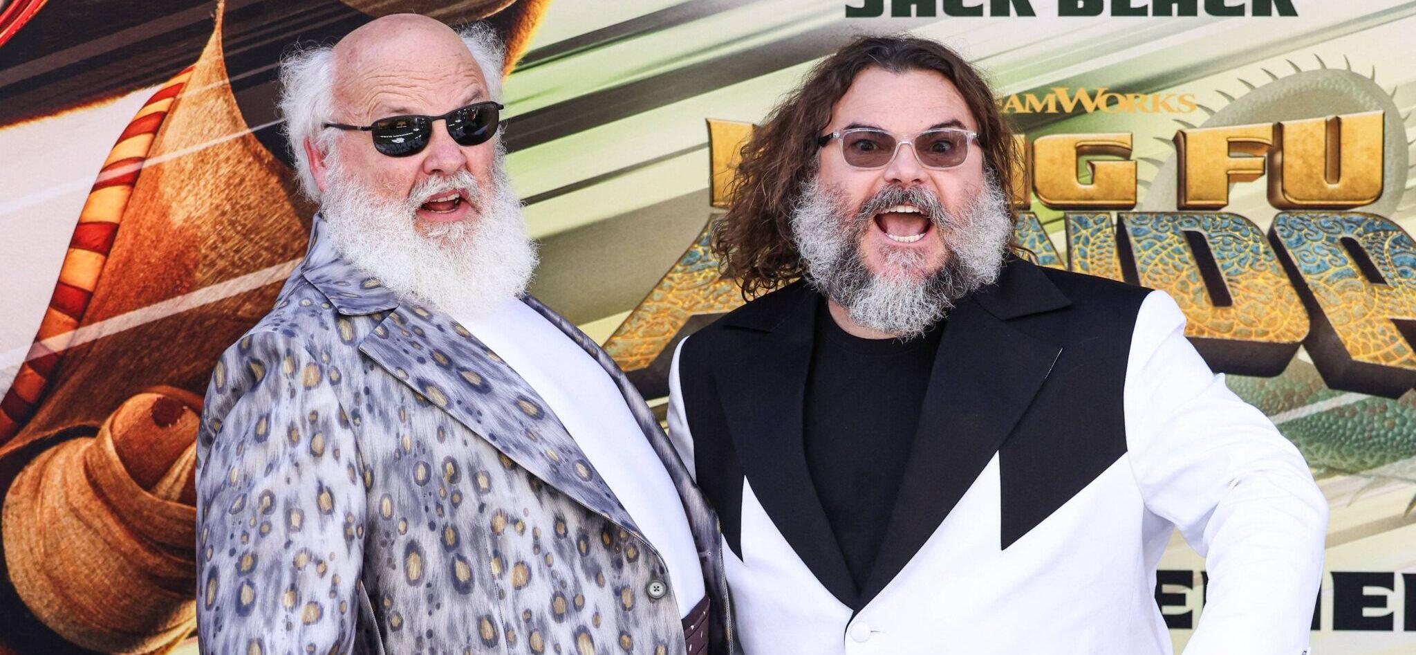 Kyle Gass and Jack Black at World Premiere Of DreamWorks Animation And Universal Pictures' 'Kung Fu Panda 4'