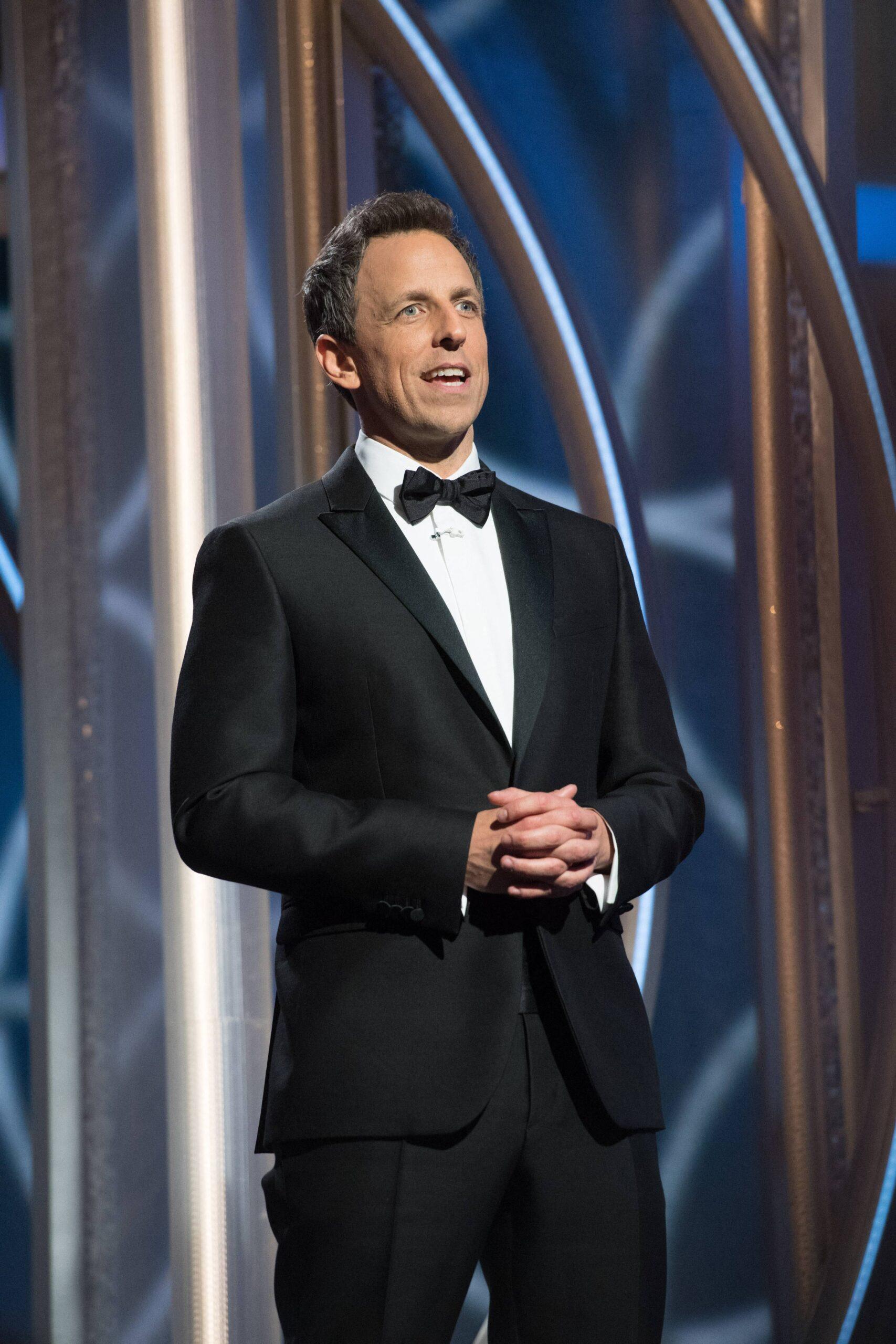 Seth Myers at The Golden Globe Awards 2018 