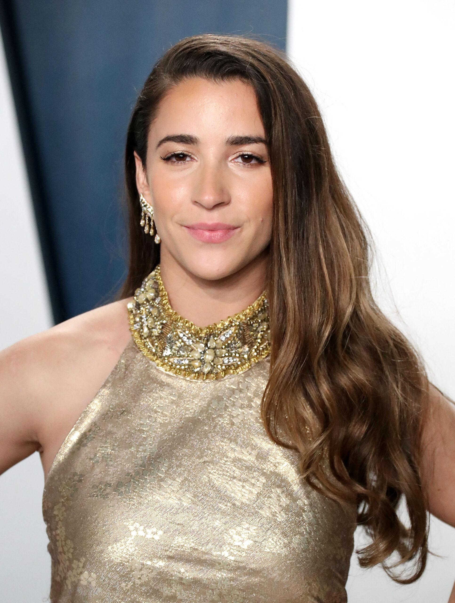 Aly Raisman at 2020 Vanity Fair Oscar Party