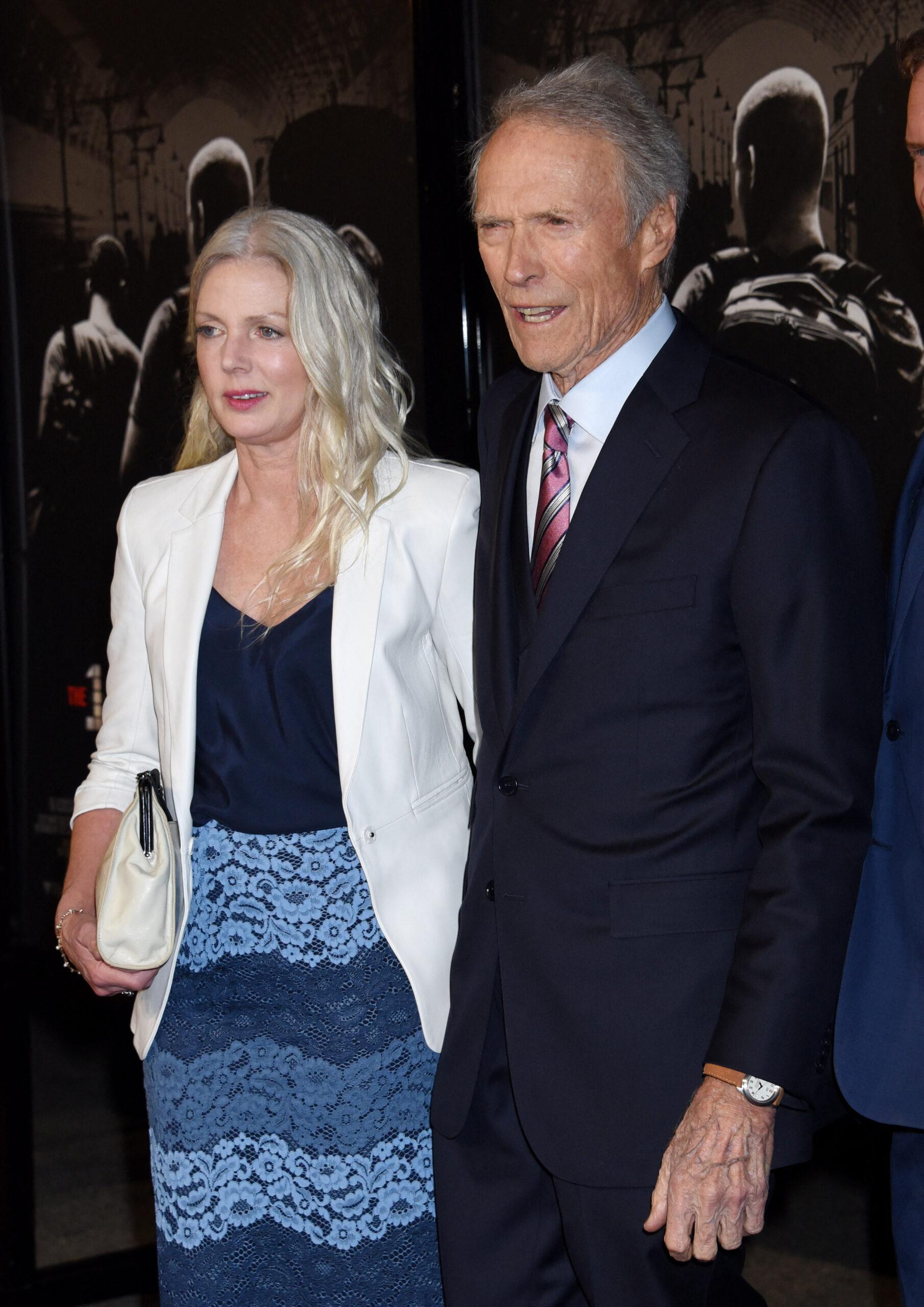 Clint Eastwood and Christina Sandera at 'The 15:17 To Paris' World Premiere