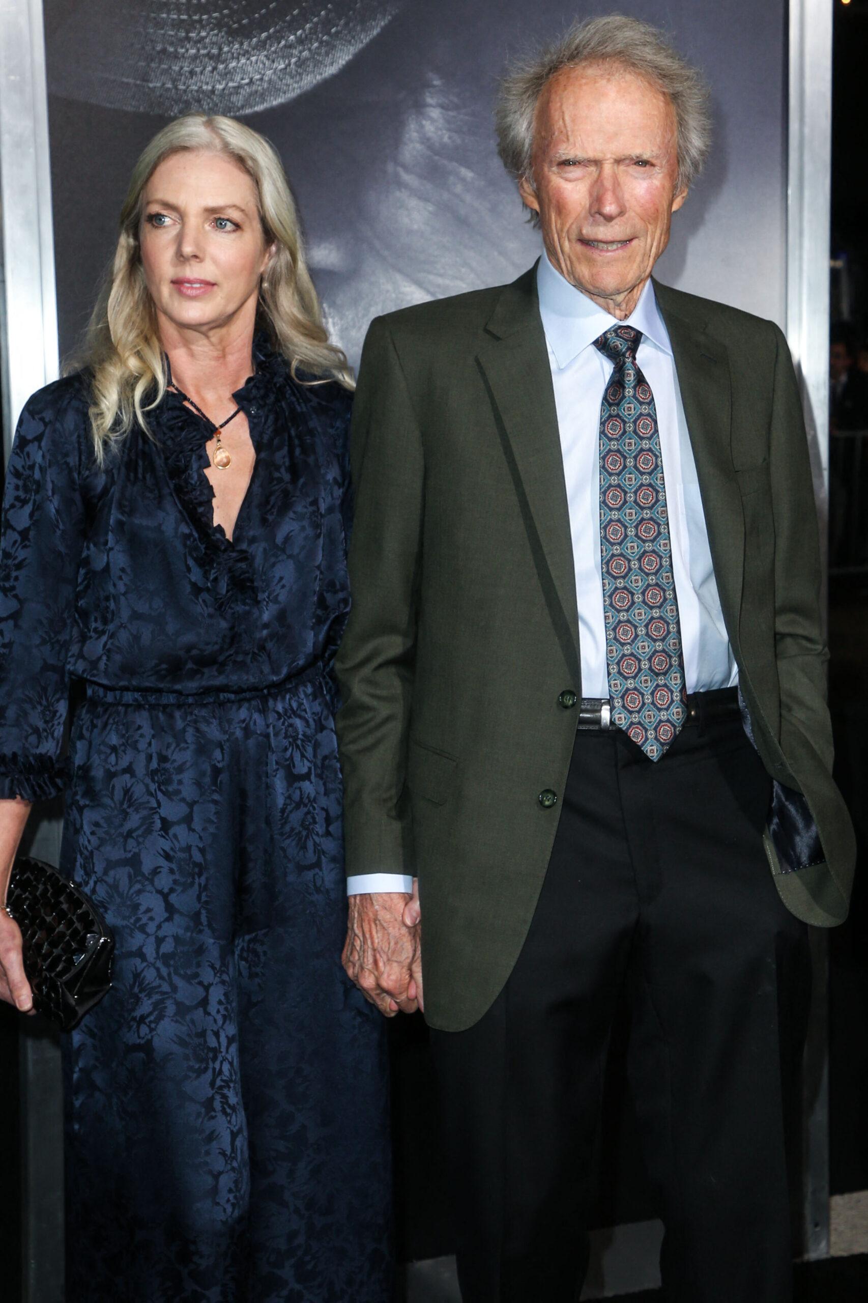 Clint Eastwood and Christina Sandera at Los Angeles Premiere of Warner Bros. Pictures' 'The Mule' - Red Carpet