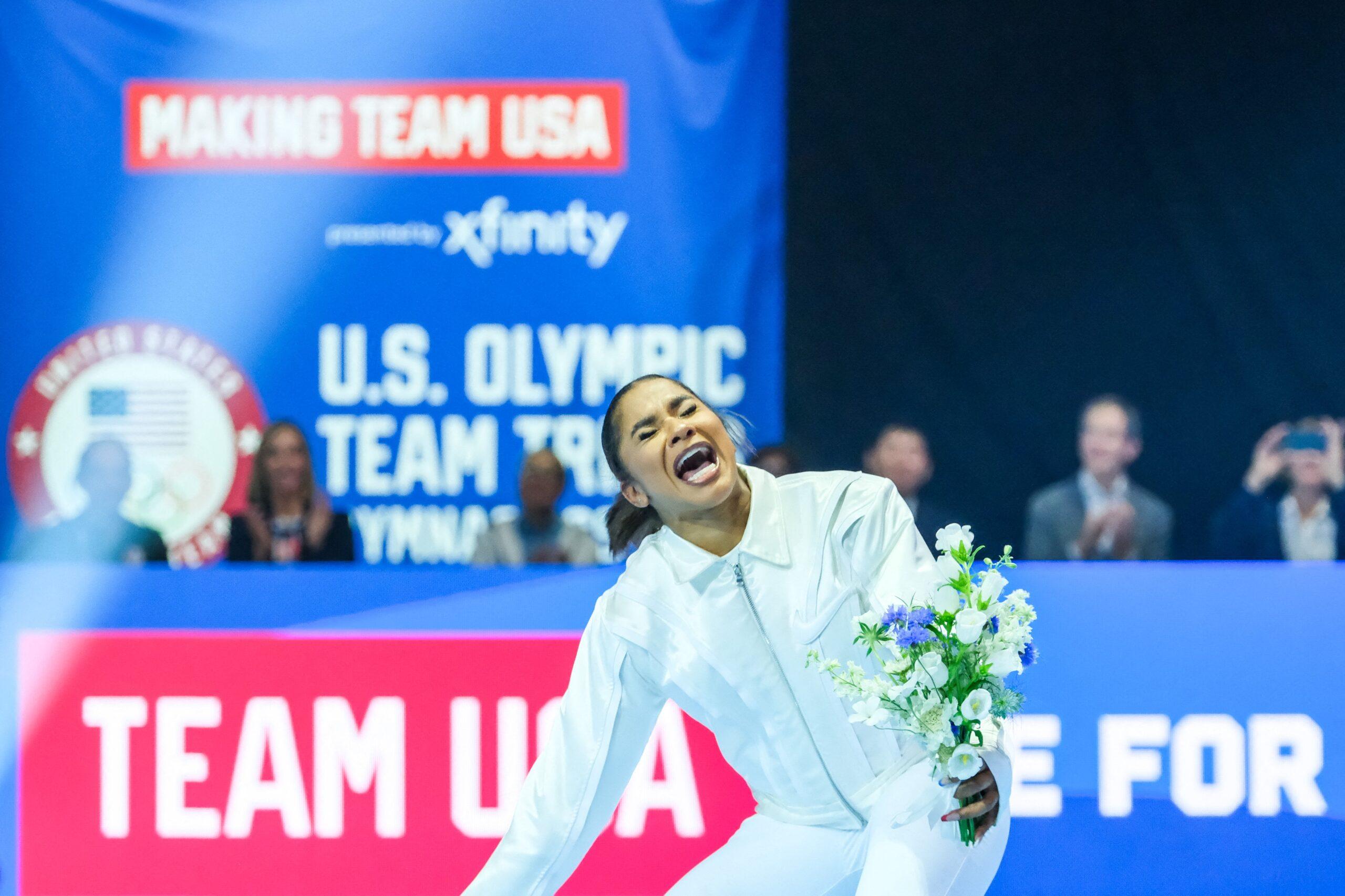 Jordan Chiles at Gymnastics 2024: USA Olympic Trials: Day 4