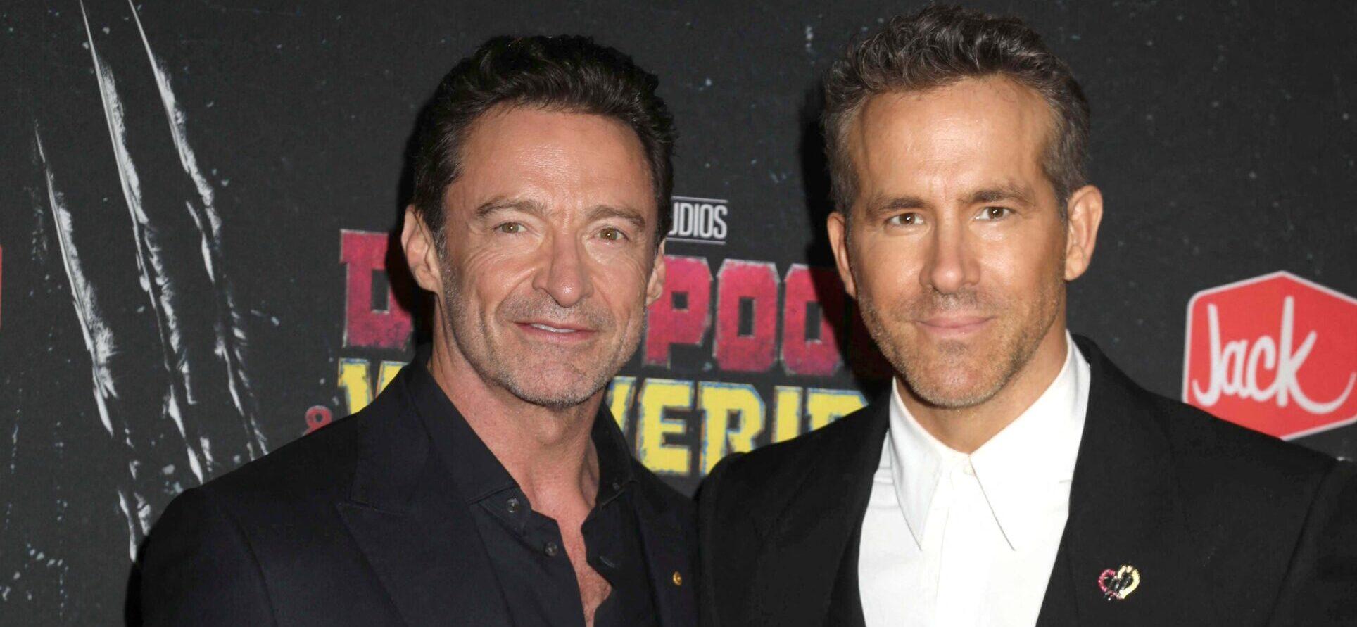 Hugh Jackman and Ryan Reynolds at Deadpool and Wolverine - World Premiere