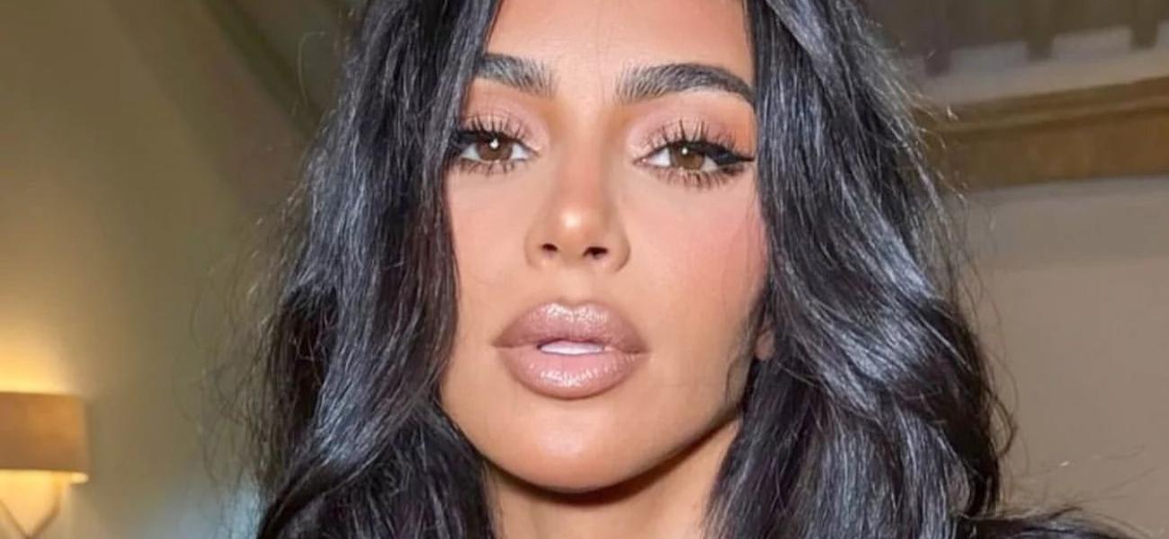 Kim Kardashian close up