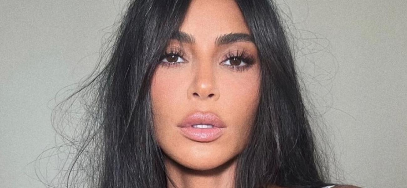 Kim Kardashian close up