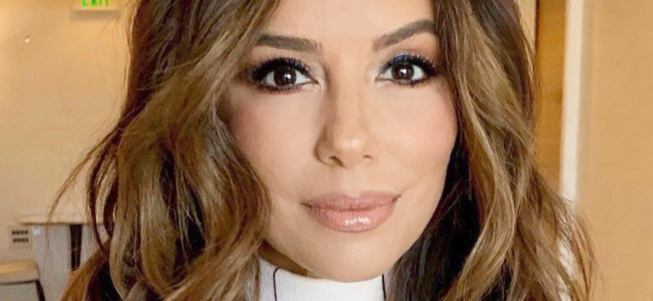 Eva Longoria poses close up