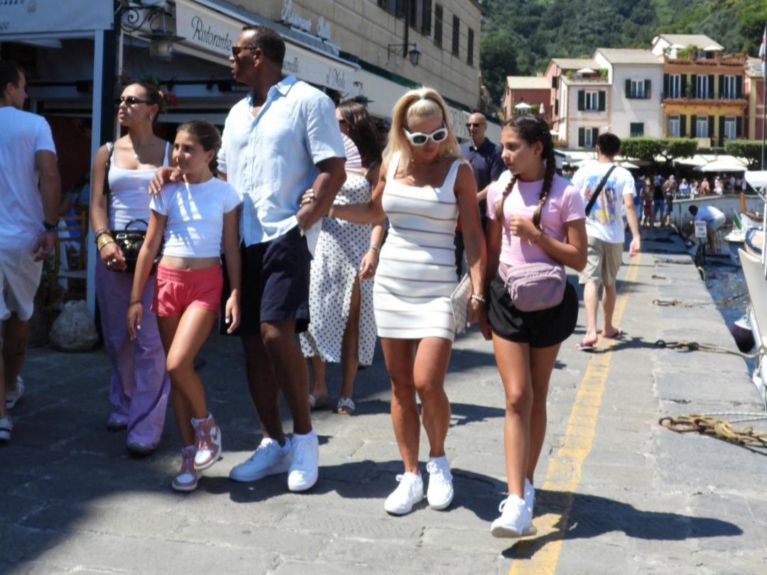 Alex Rodriguez seen in Portofino with girl-friend, Italy