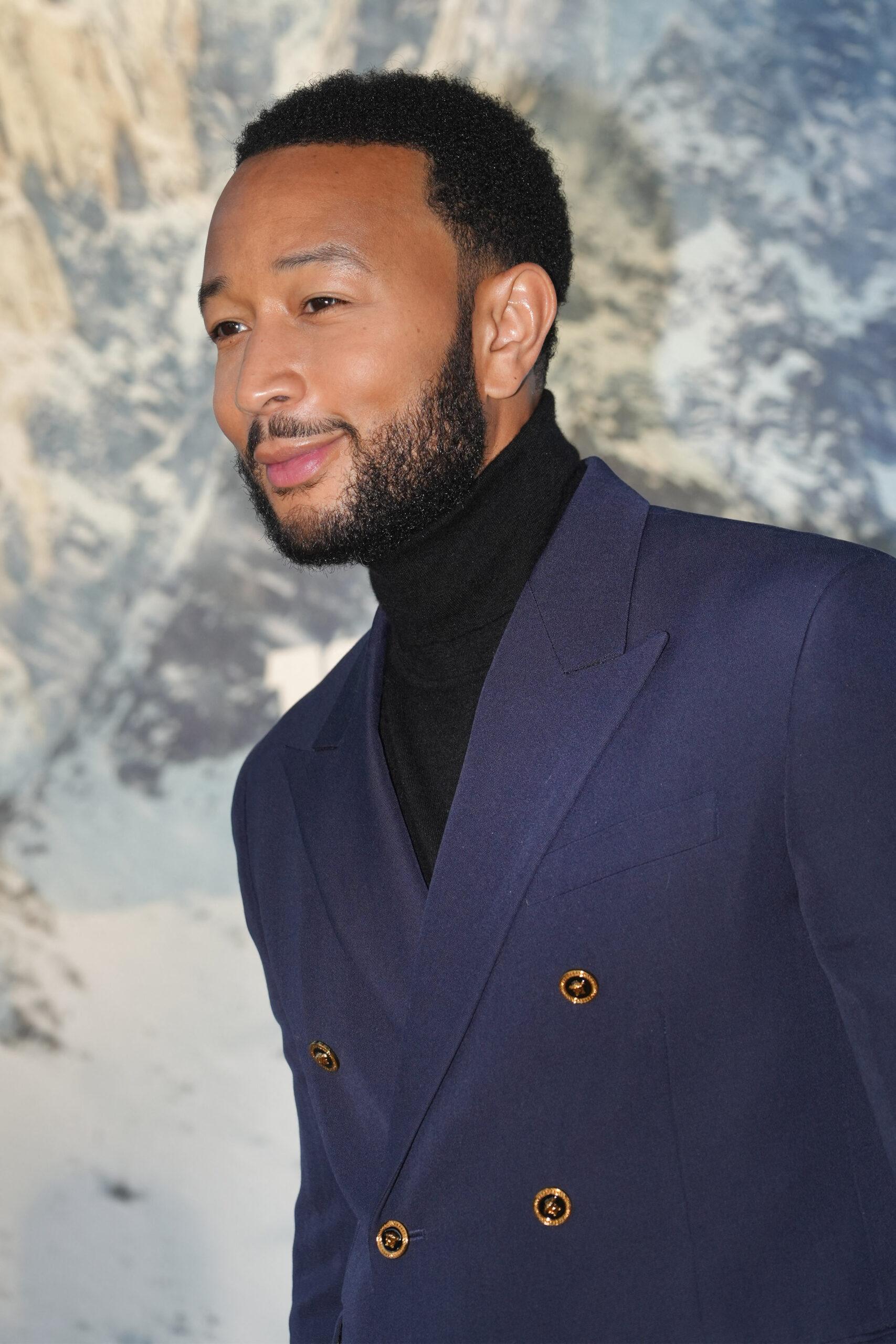 Superstar John Legend Arrives at the Montblanc Celebration in Los Angeles