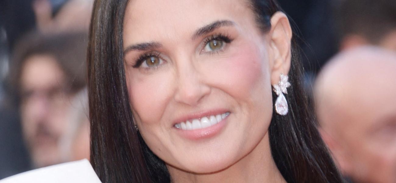 Demi Moore close up