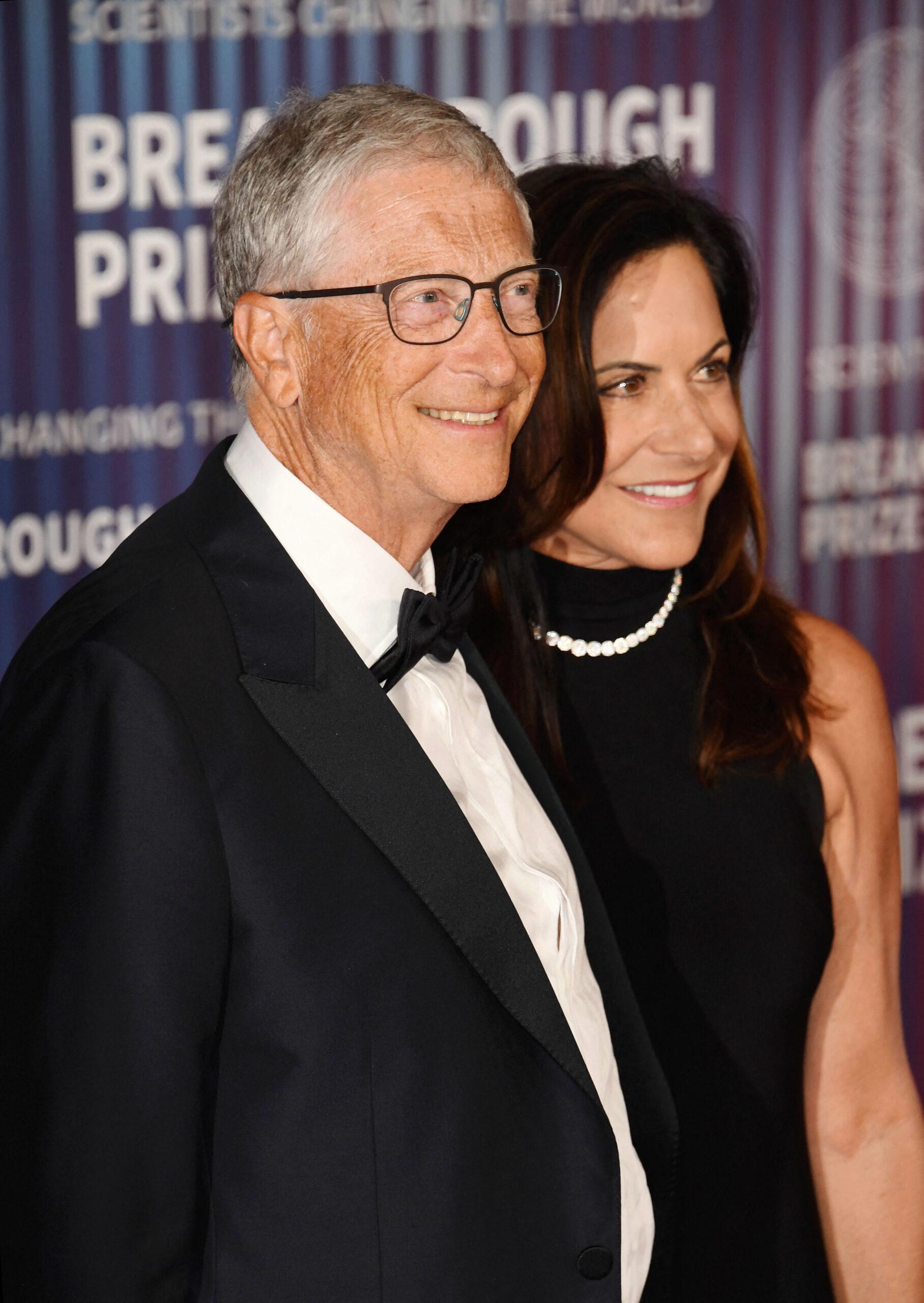 Bill Gates and Paula Hurd attend the 10th Annual Breakthrough Prize Ceremony