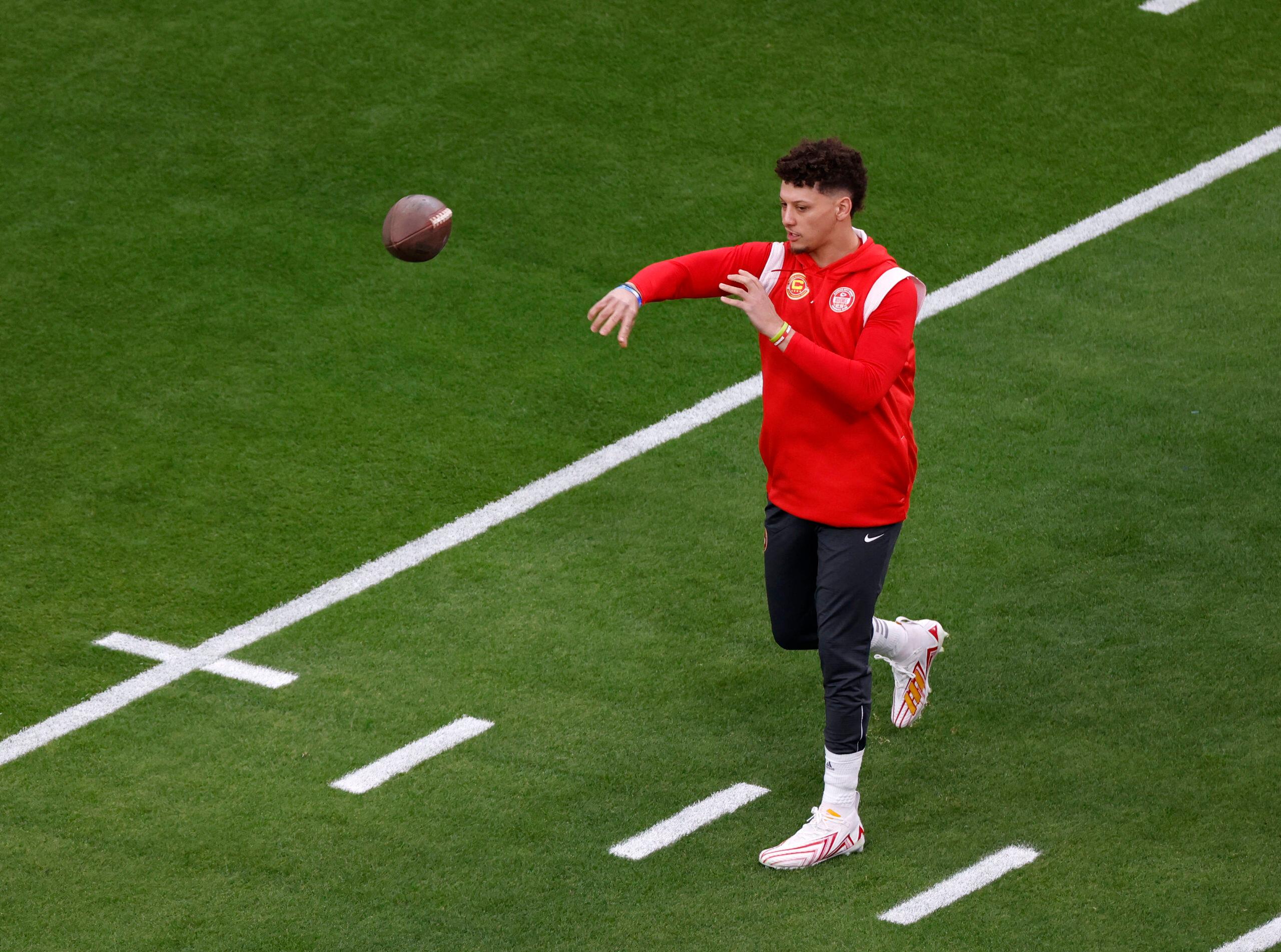 Patrick Mahomes at NFL 2024: Super Bowl LVIII FEB 11