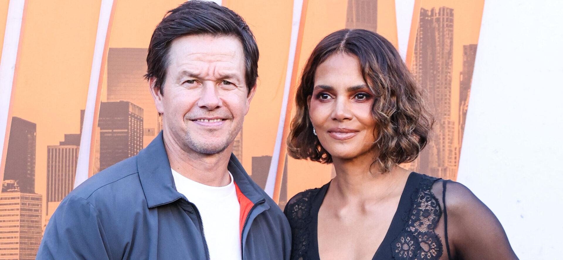 Mark Wahlberg and Halle Berry at Los Angeles Premiere Of Netflix's 'The Union'