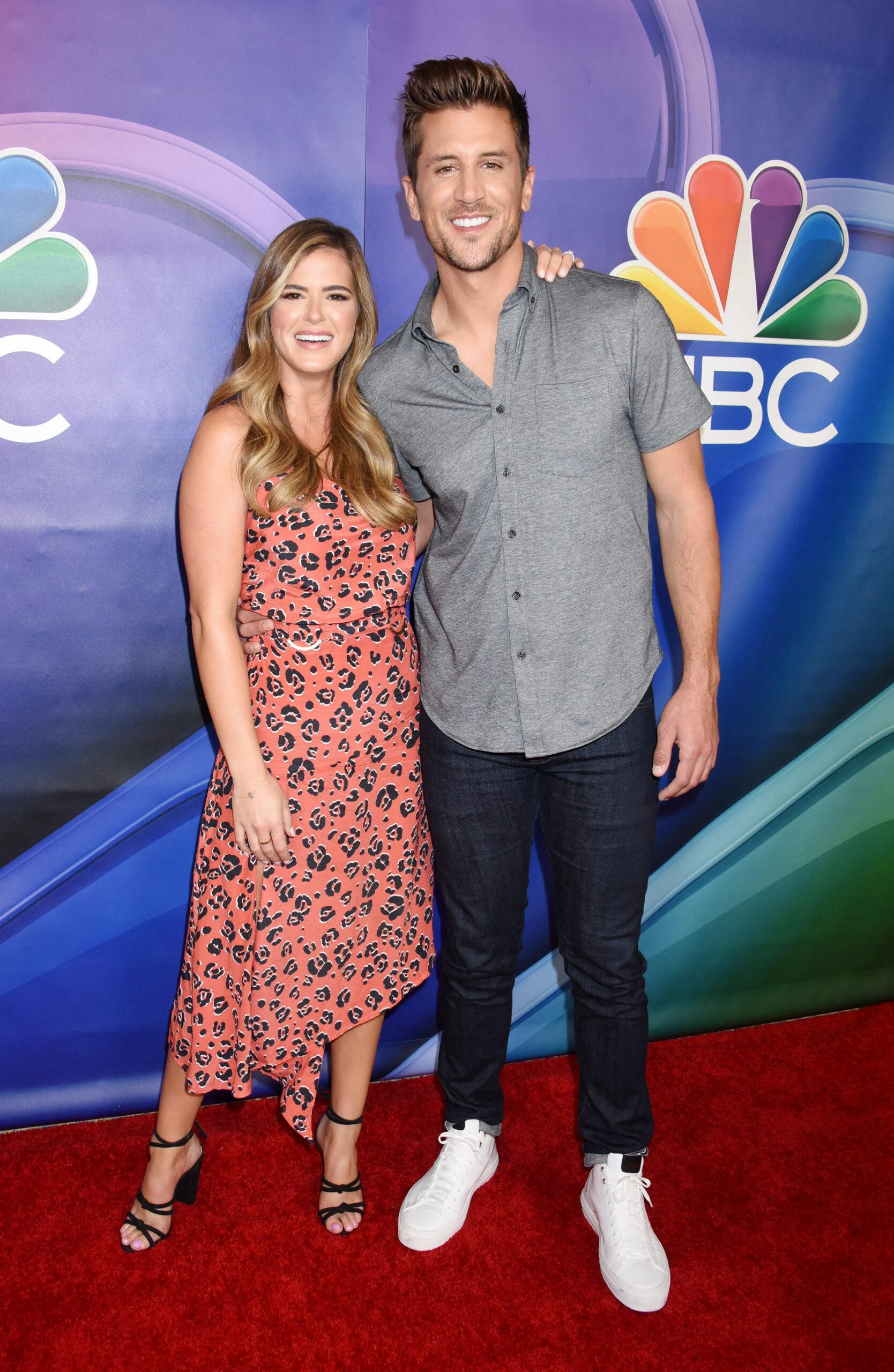 Jordan Rodgers and JoJo Fletcher at NBC 2019 TCA Press Tour