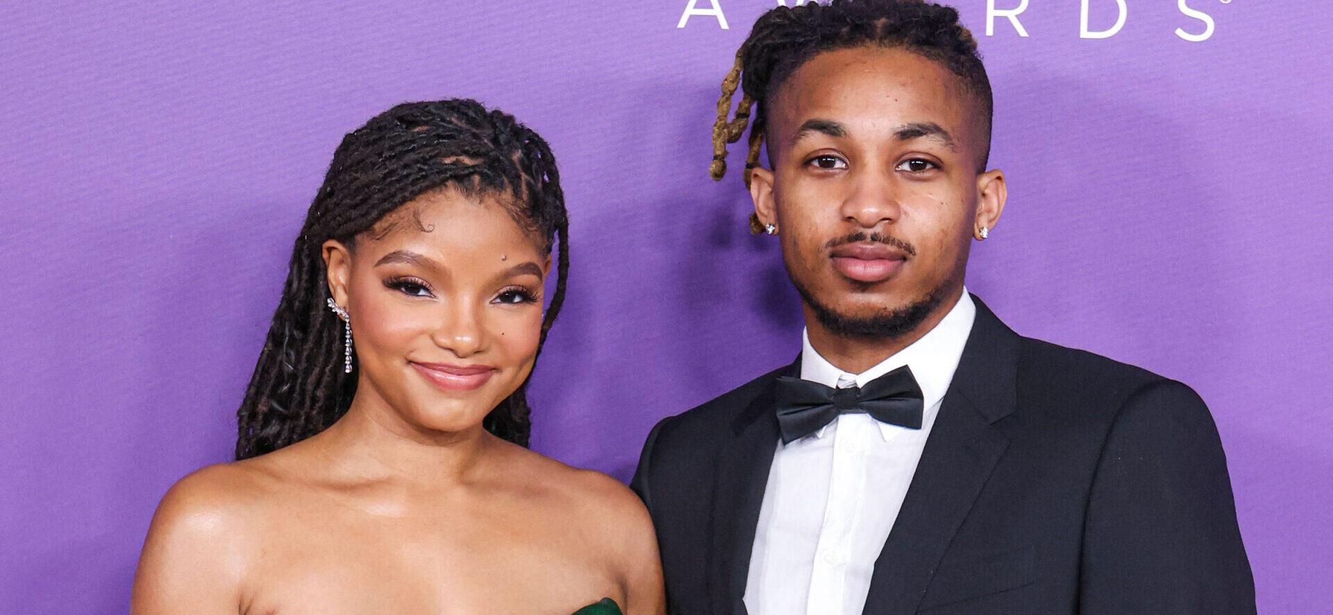 Halle Bailey and DDG at 55th Annual NAACP Image Awards