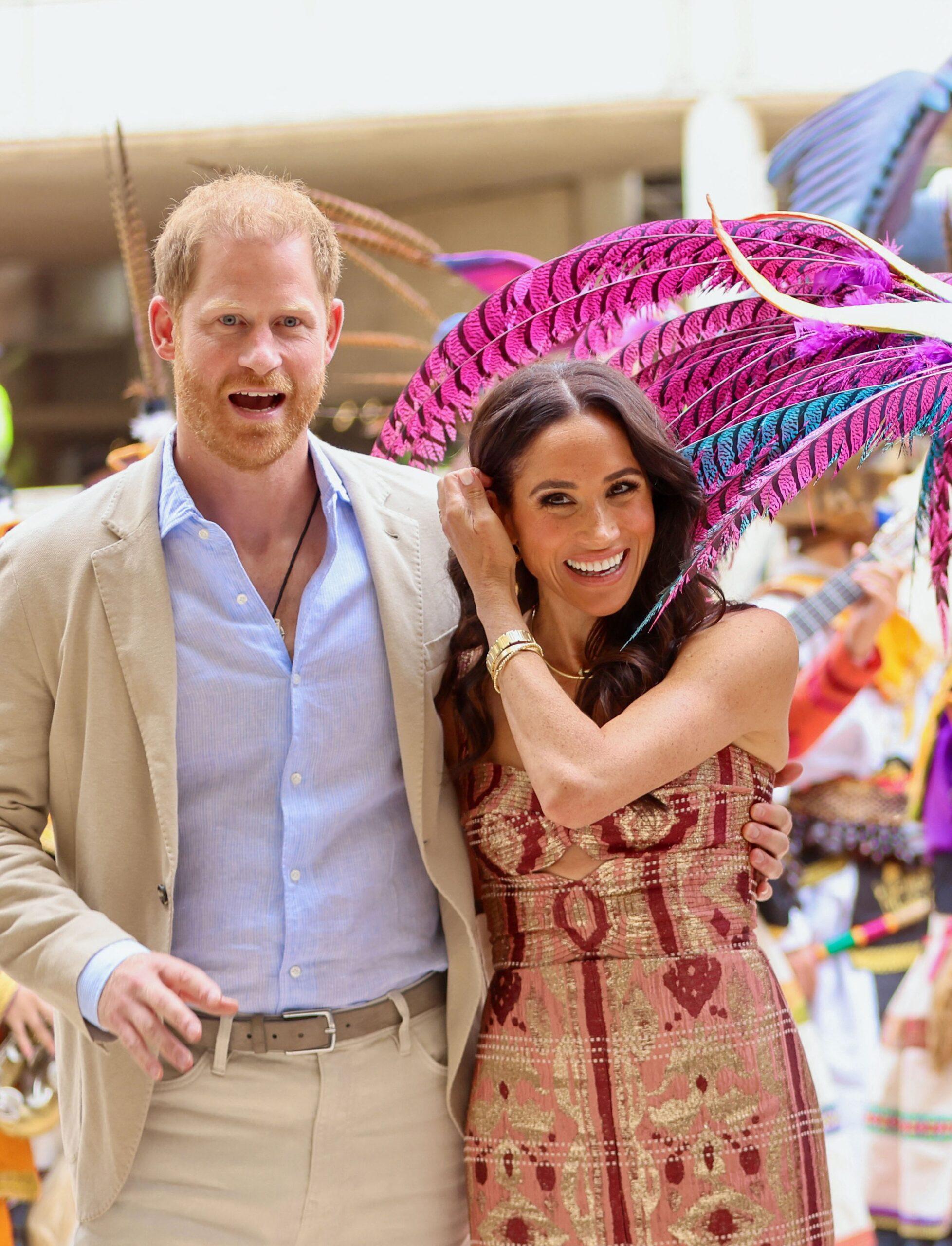 Meghan Markle and Prince Harry in Colombia