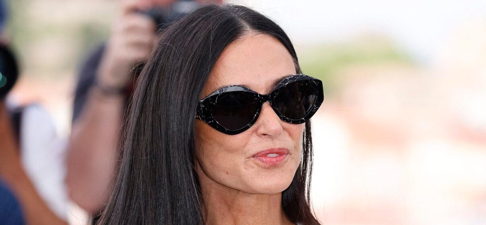 Demi Moore at Dennis Quaid - 77th Cannes Film Festival