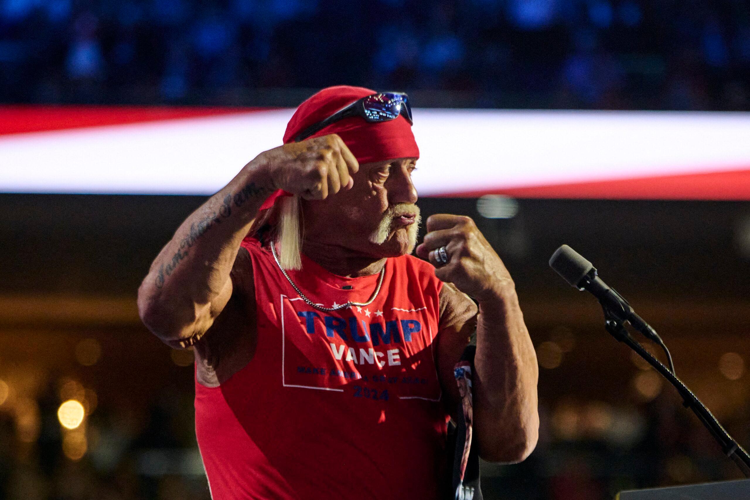 Hulk Hogan at the 2024 RNC