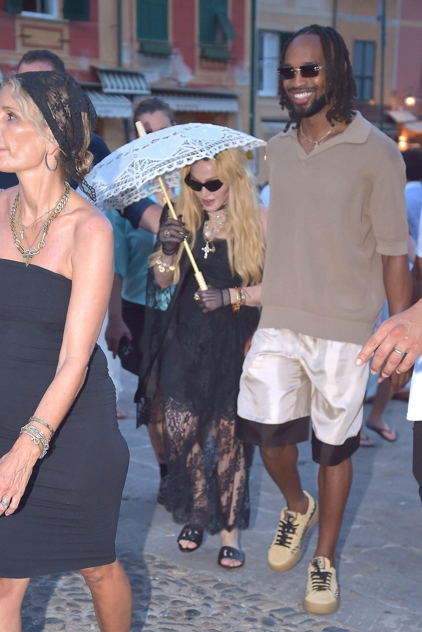 Madonna and Akeem Morris