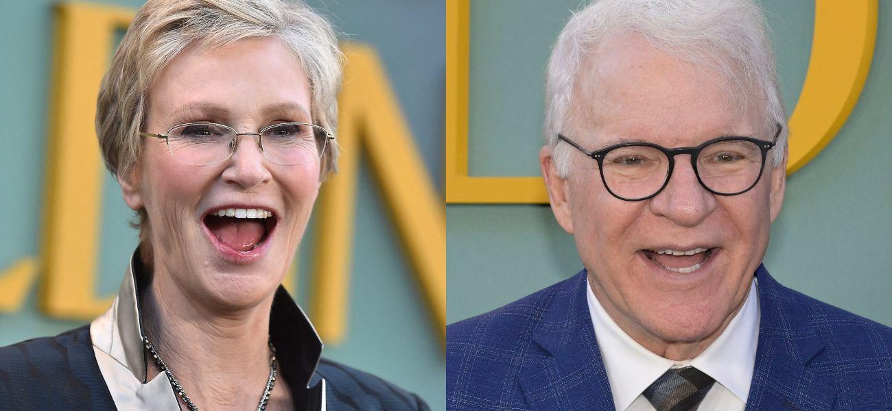 Jane Lynch (left) Steve Martin (right)