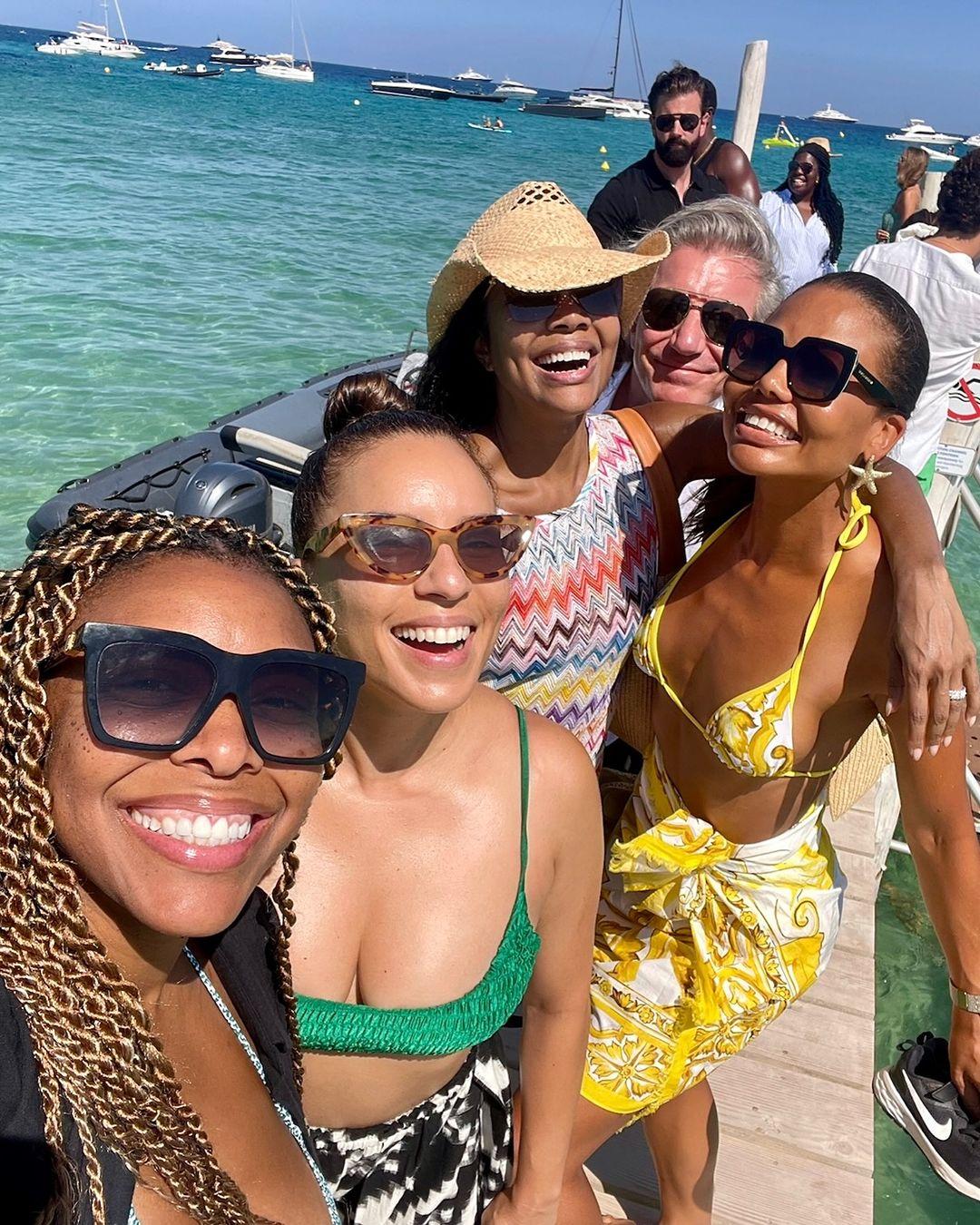 Gabrielle Union and friends in France