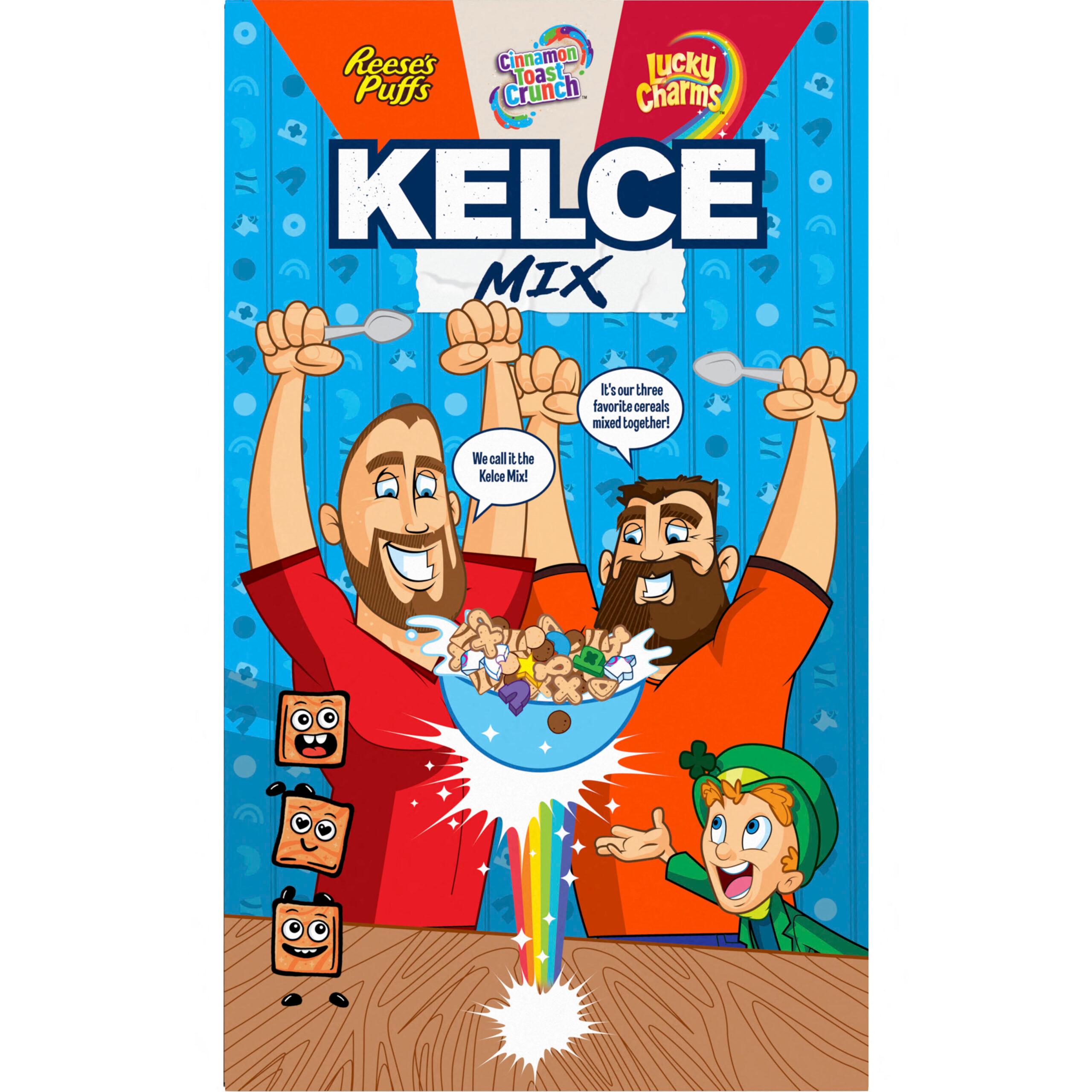 Travis and Jason Kelce launch their own Kelce Mix breakfast cereal