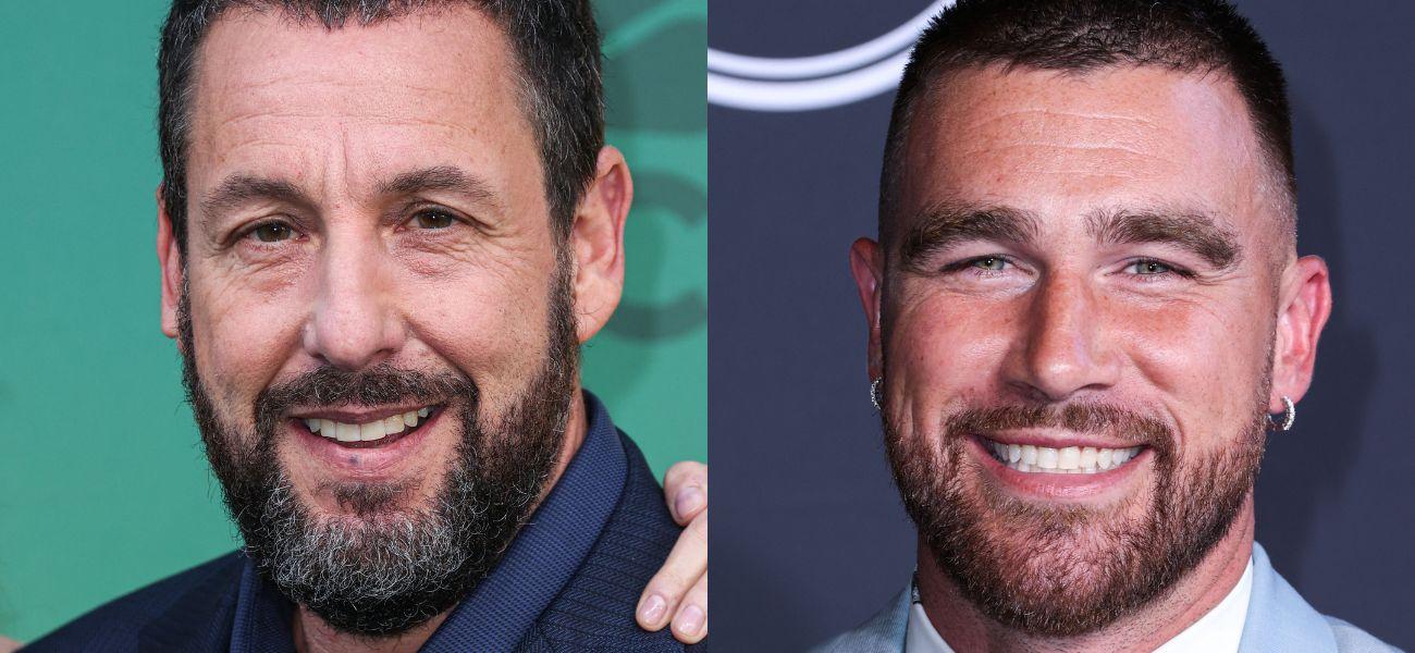 Adam Sandler (left ) Travis Kelc (right)