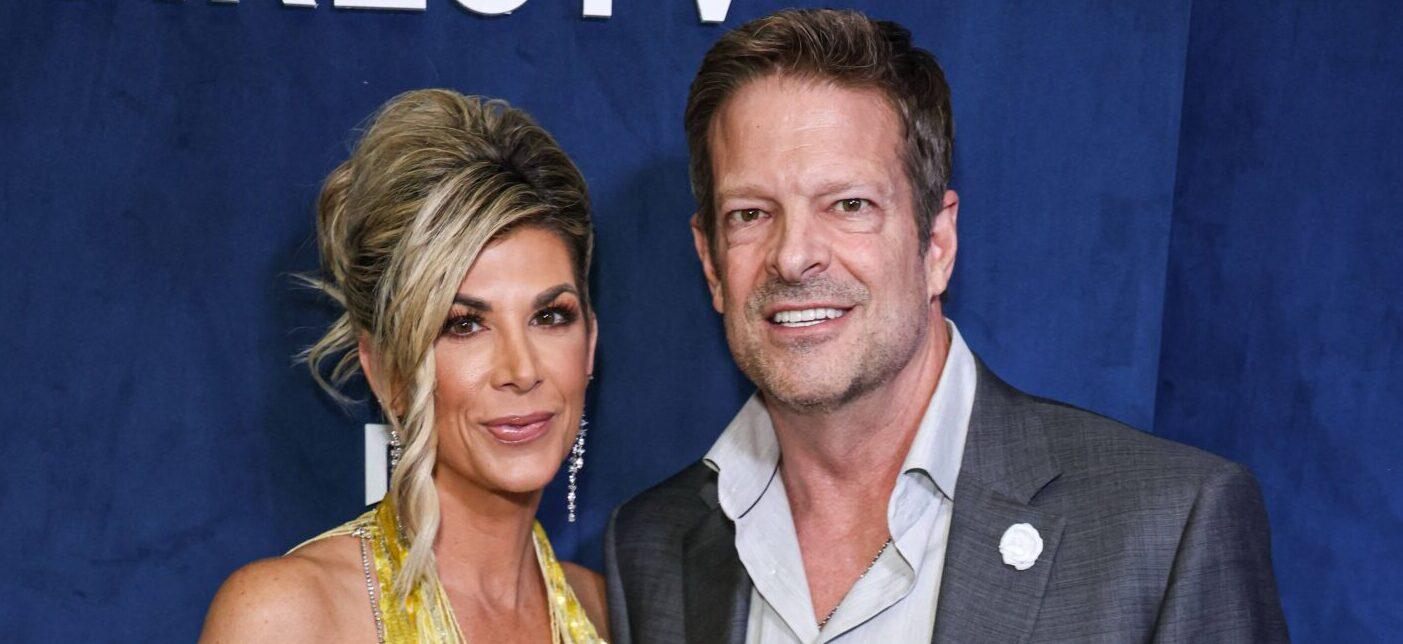 Alexis Bellino and John Janssen attend DIRECTV Streaming With The Stars Oscar Viewing Party 2024 Hosted By Rob Lowe