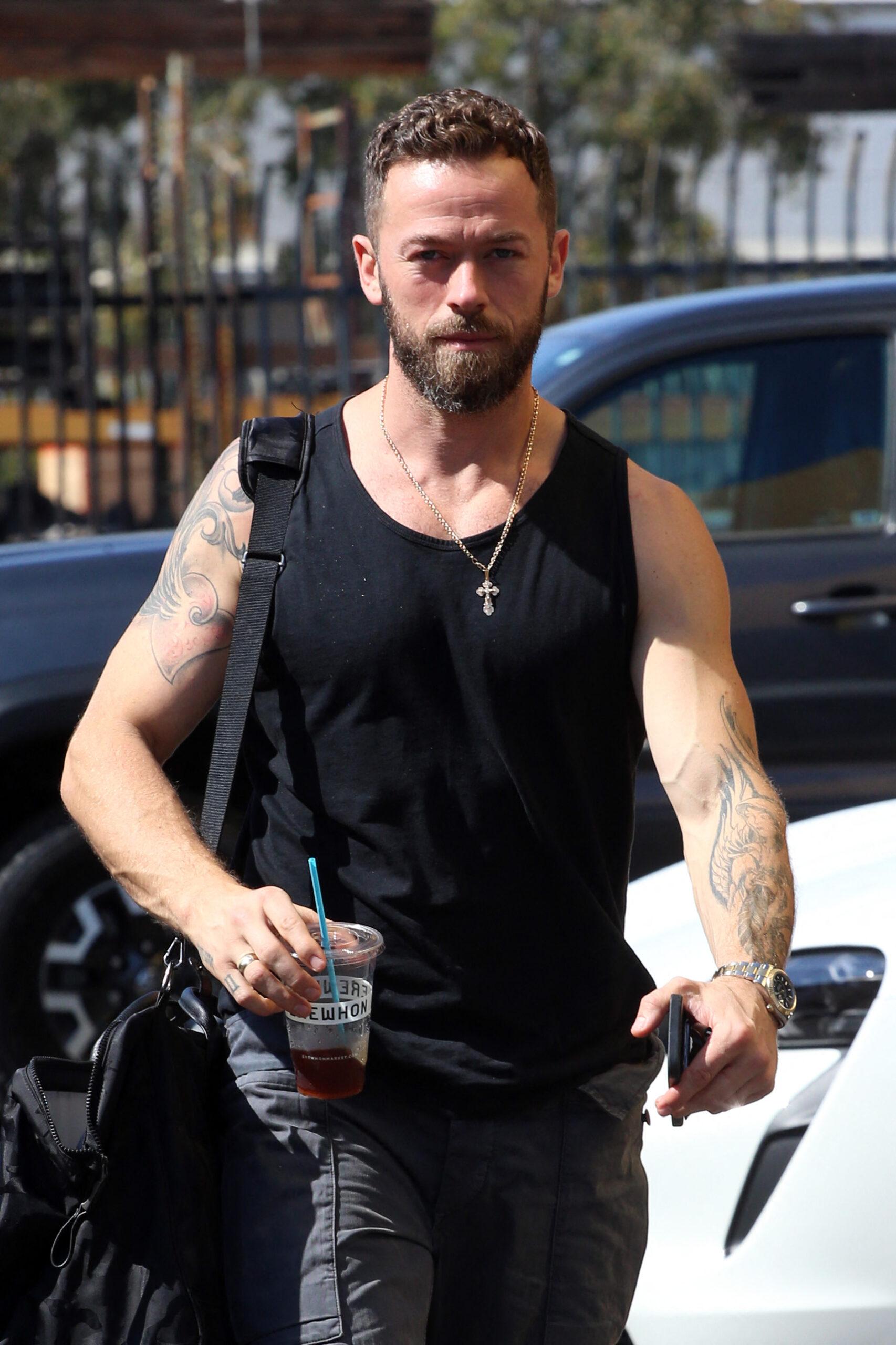 Artem Chigvintsev seen at the DWTS studio