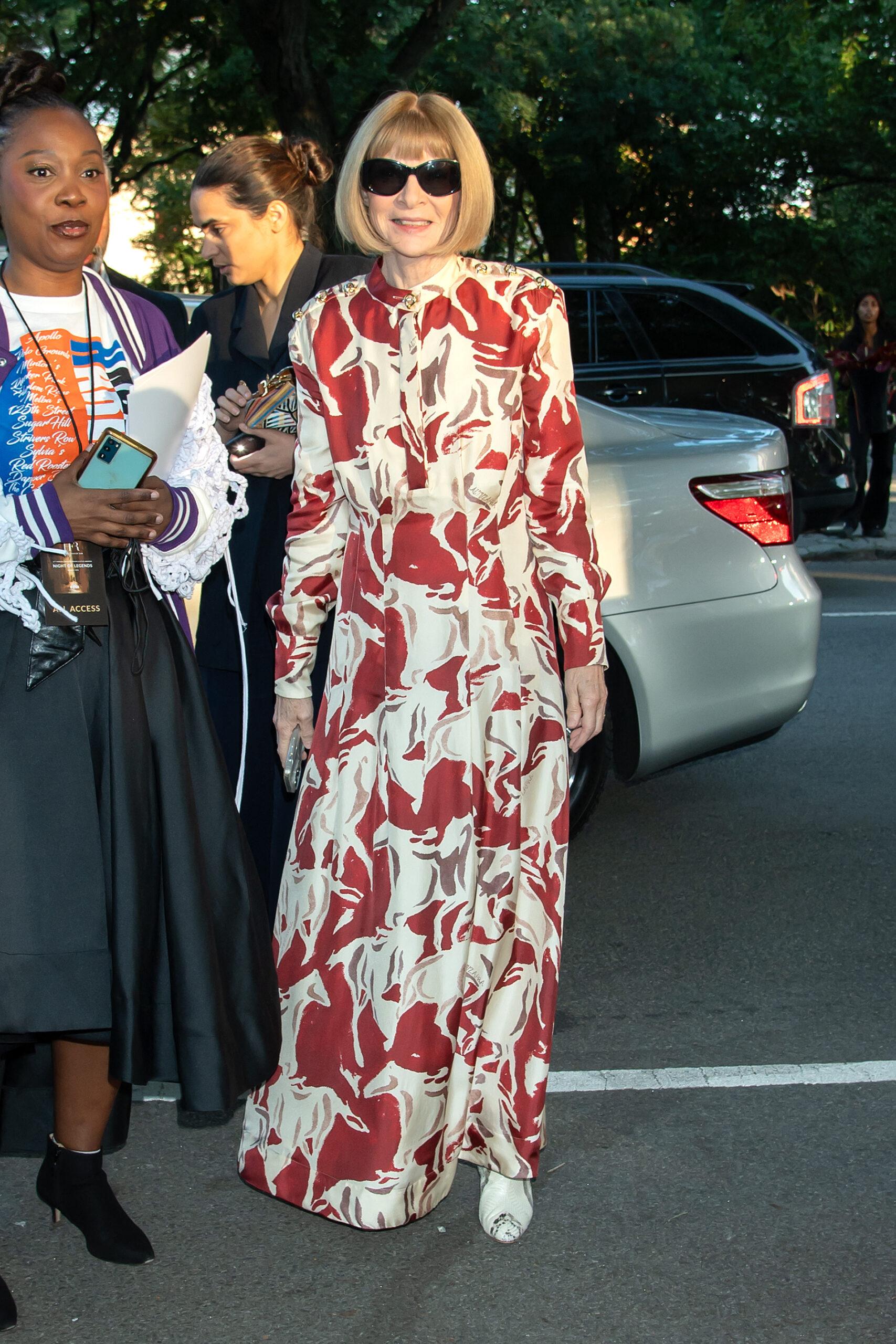 Anna Wintour attends NYFW Harlem Fashion Row