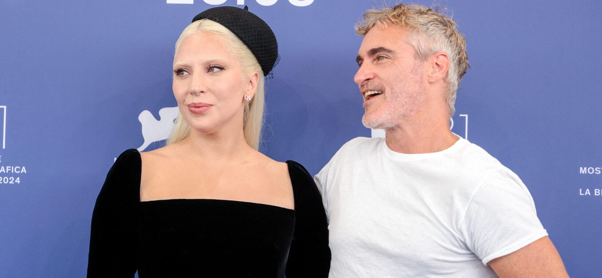 Joaquin Phoenix and Lady Gaga at 