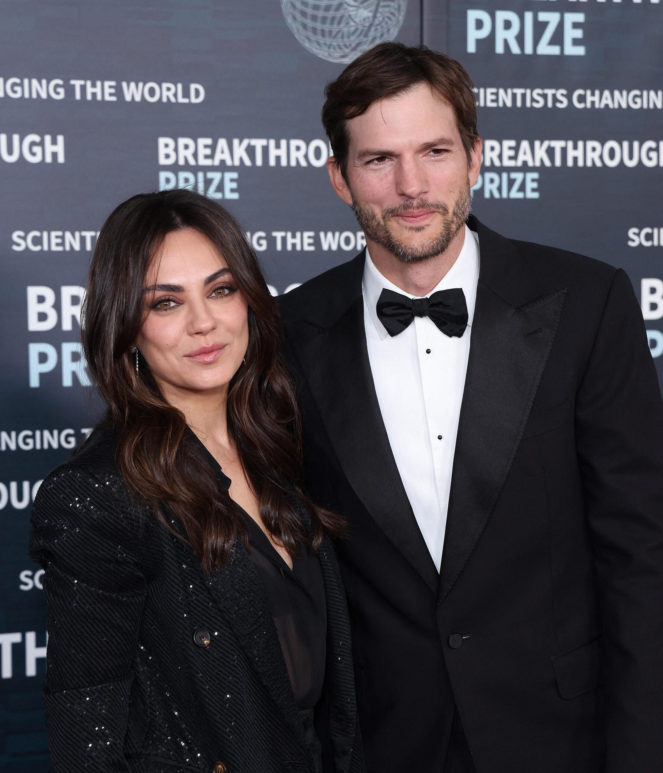 Ashton Kutcher and Mila Kunis at 9th Annual Breakthrough Prize Ceremony