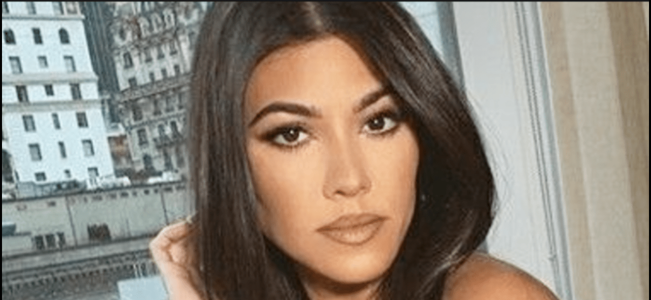 Kourtney Kardashian close up