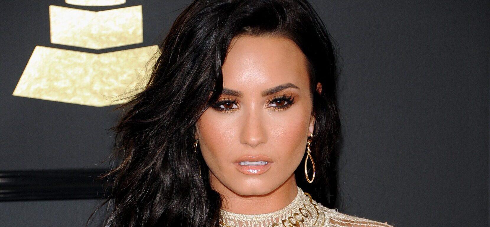 Demi Lovato at 59th GRAMMY Awards