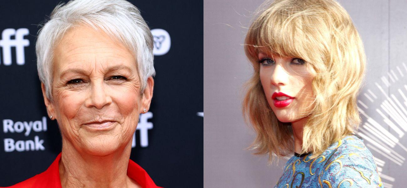 Jamie Lee Curtis (left) Taylor Swift (right)