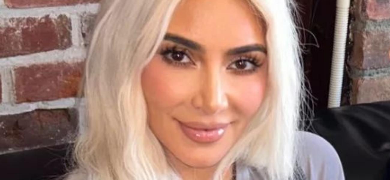 Kim Kardashian close up