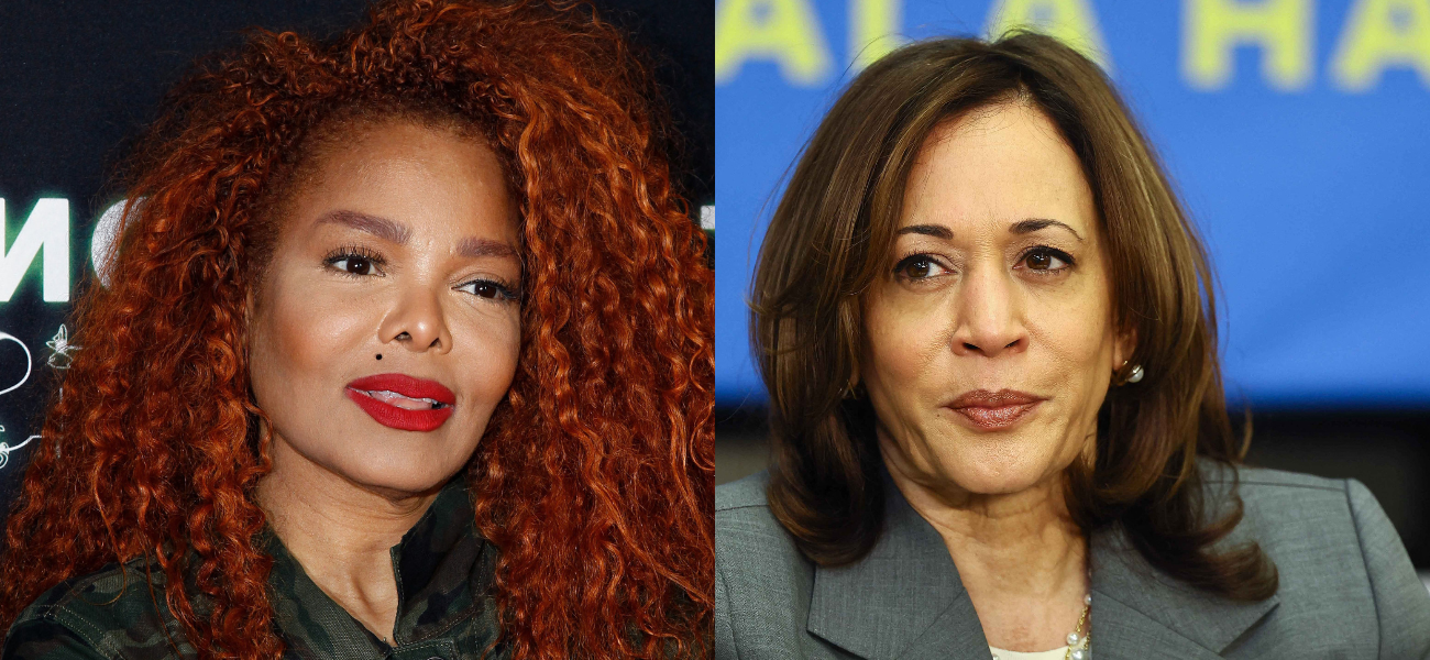 Janet Jackson, Kamala Harris photo collage