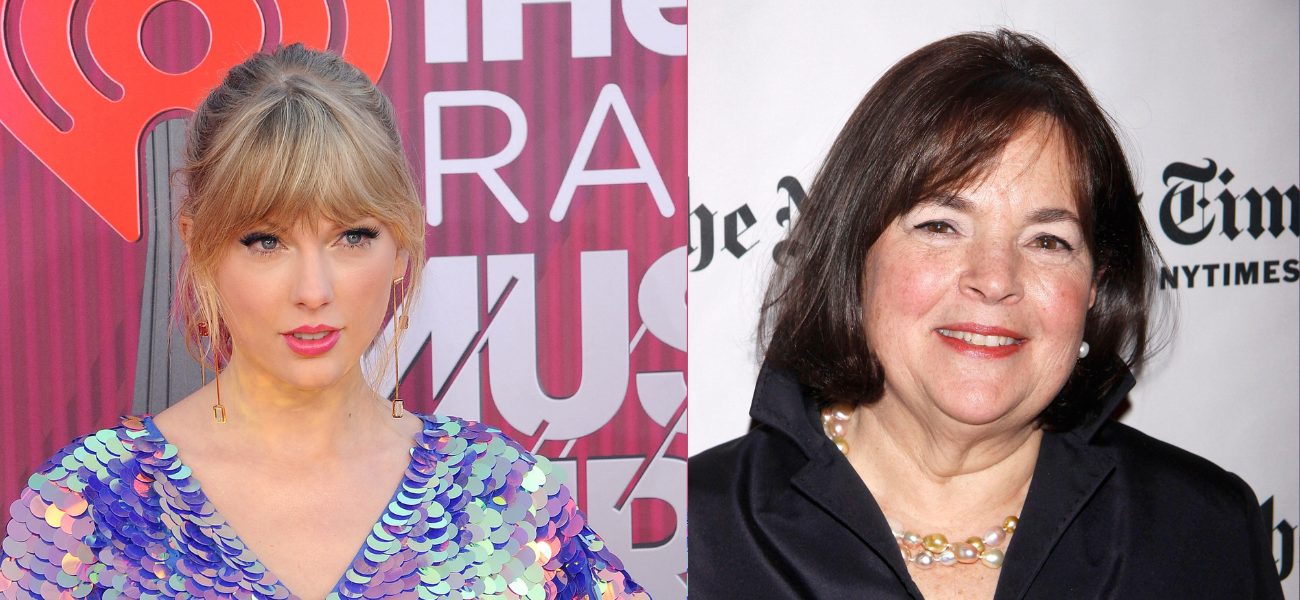 Taylor Swift and Ina Garten collage