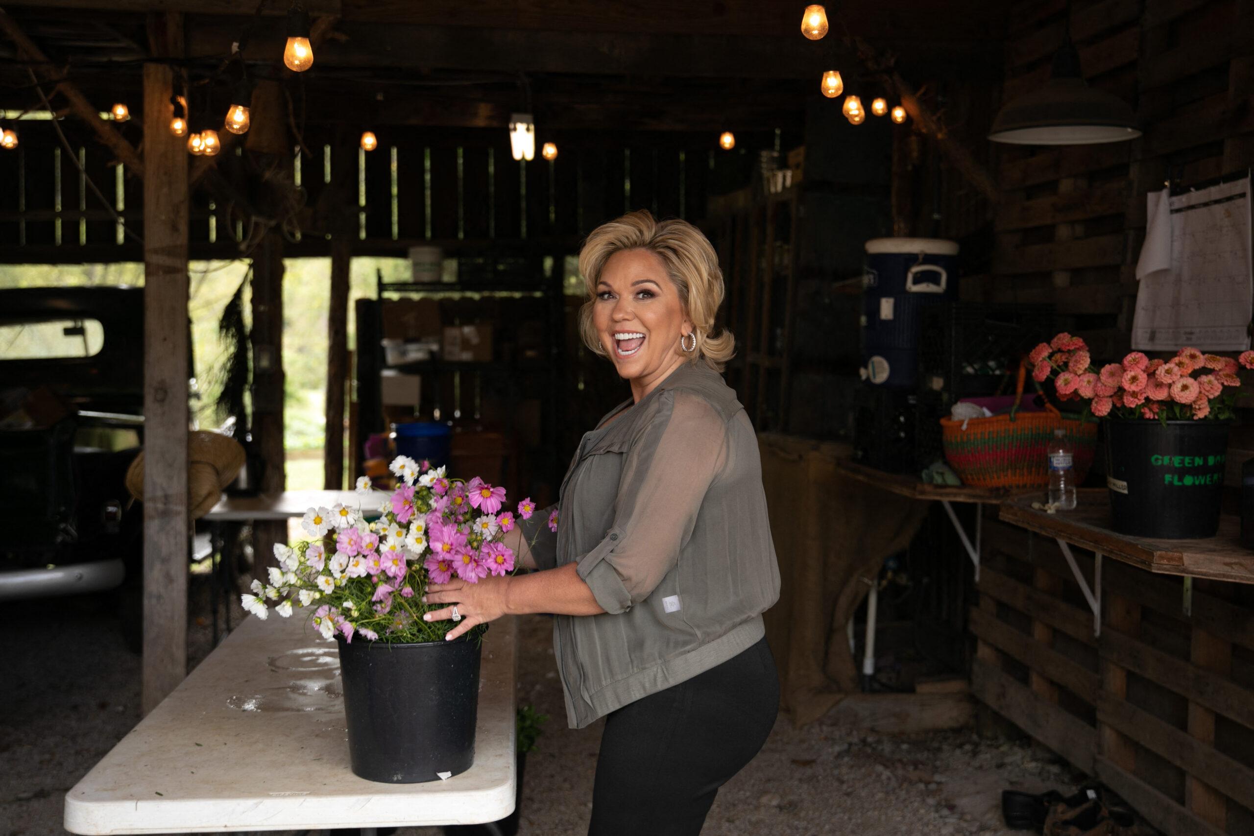 Julie Chrisley is a spring chick as she gets into the new season with exercise and healthy living