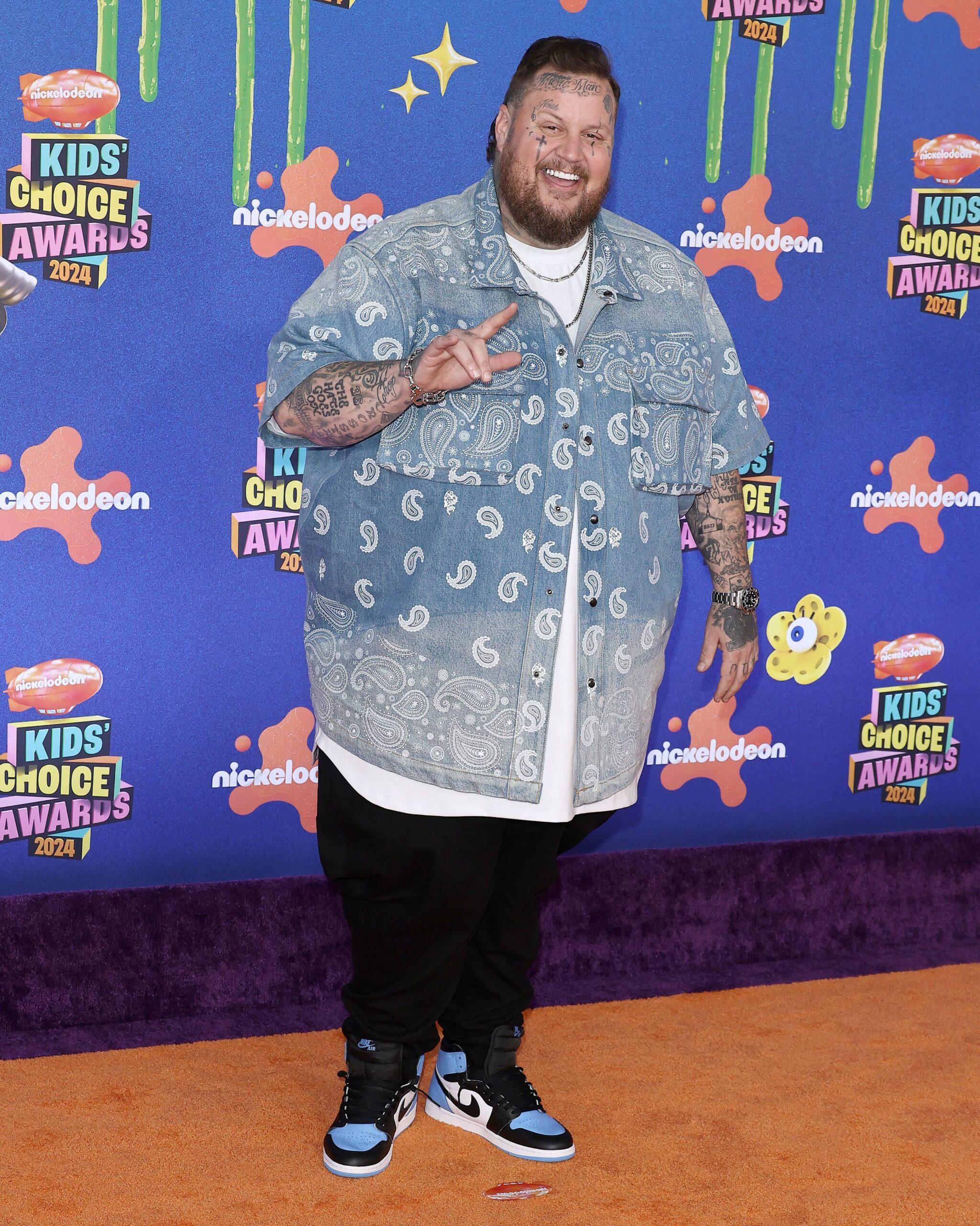 Jelly Roll at The 2024 Kids Choice Awards in Los Angeles