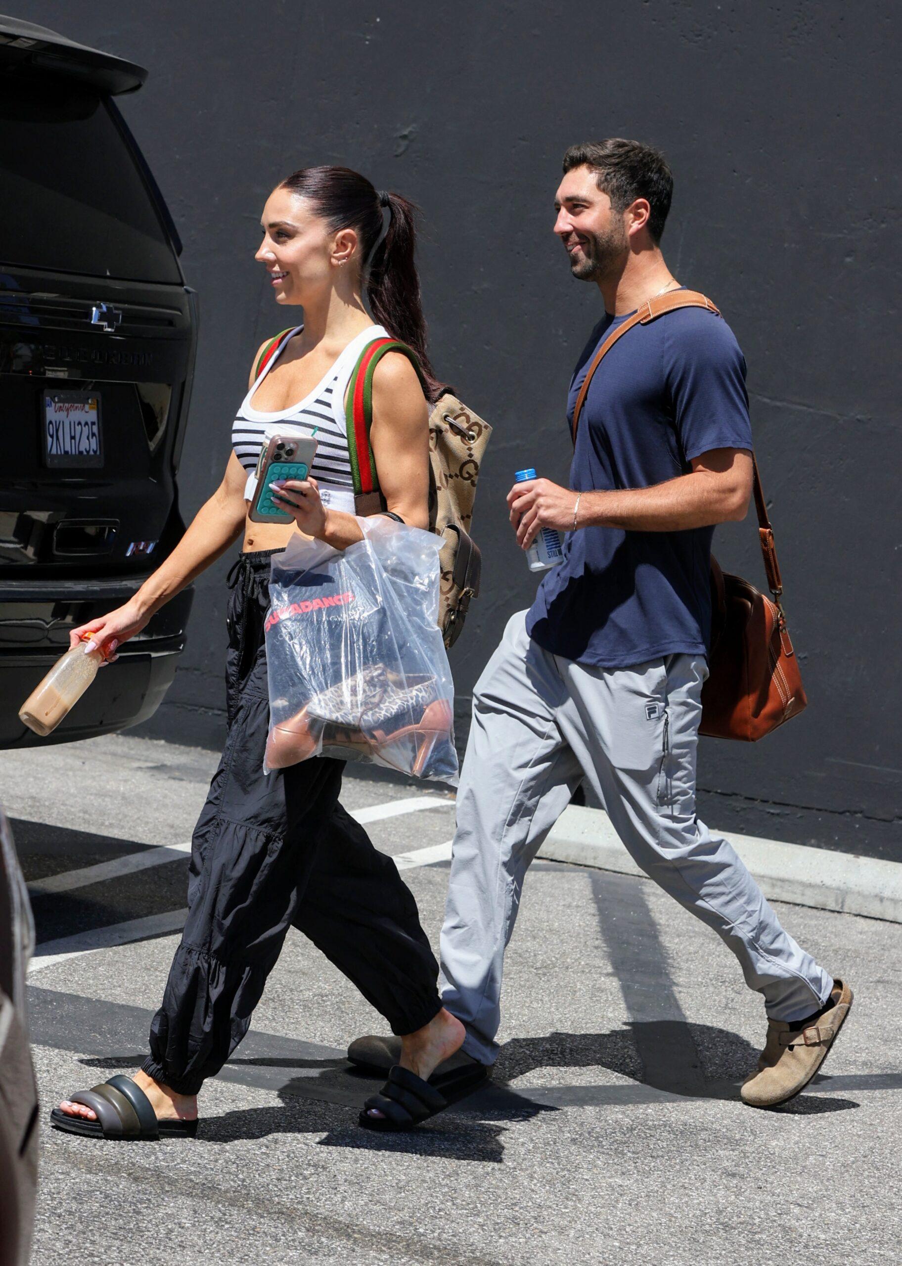 The Bachelor star Joey Graziadei seen at DWTS rehearsal