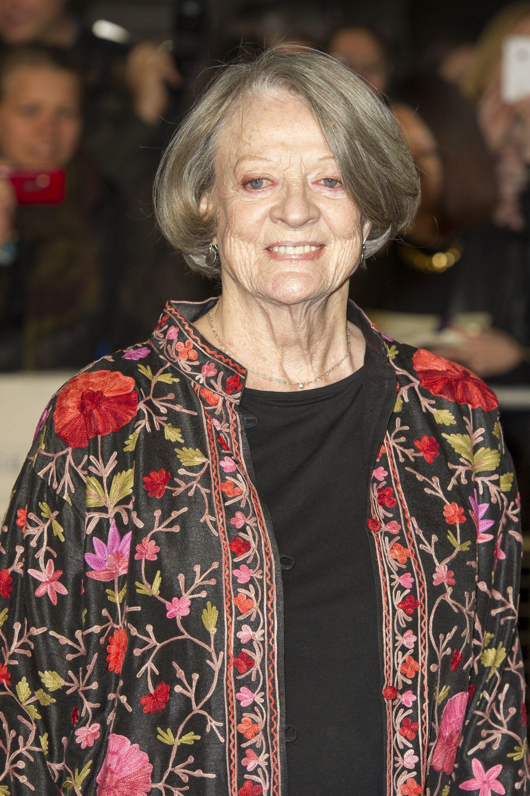 Maggie Smith smiling