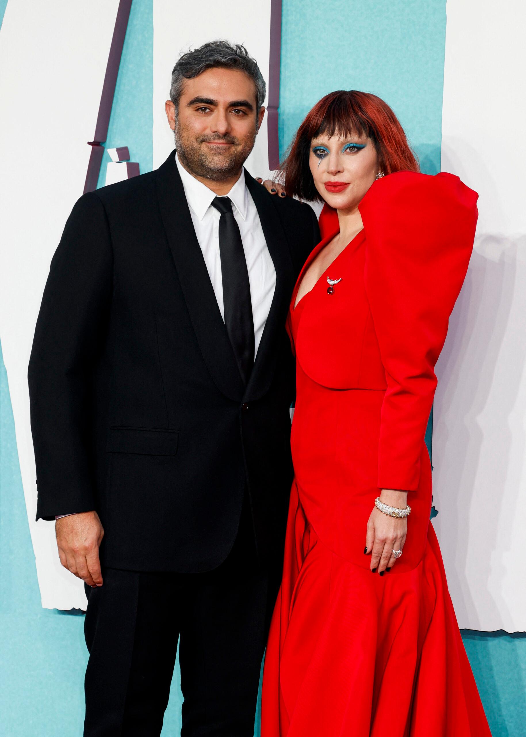 Michael Polansky and Lady Gaga at the "Joker: Folie À Deux" UK Premiere, Cineworld in Leicester Square, London