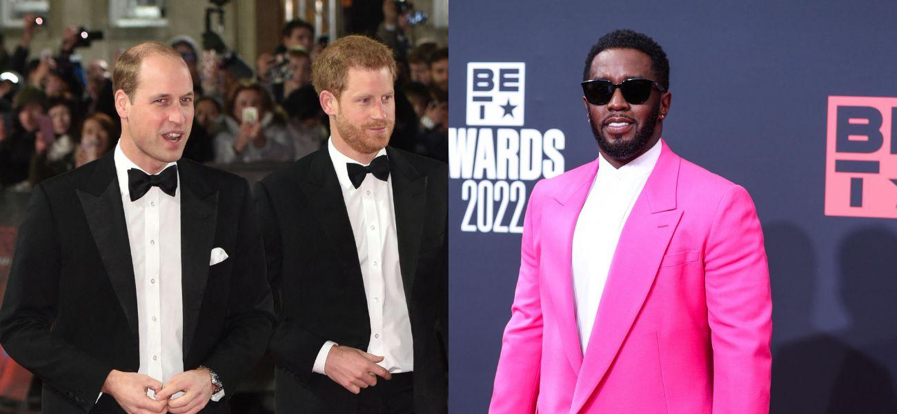 Diddy Reportedly Tried ‘More Than 10 Times’ To Invite Princes Harry And William To His Parties