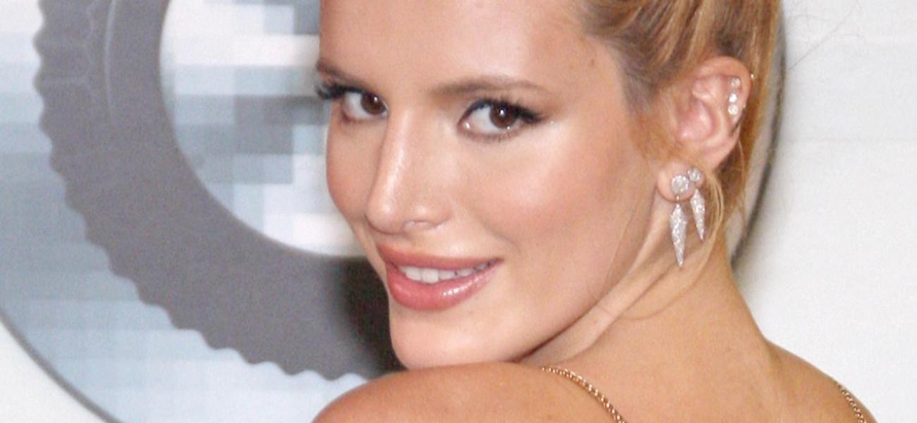 Bella Thorne smiles close up