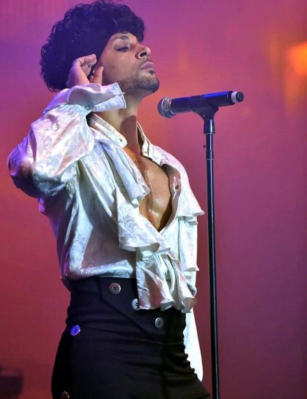 Jason Tenner as Prince in "Purple Reign"