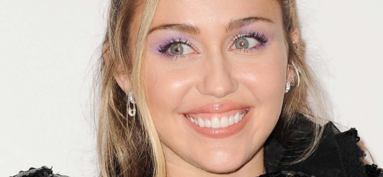 Miley Cyrus smiling close up