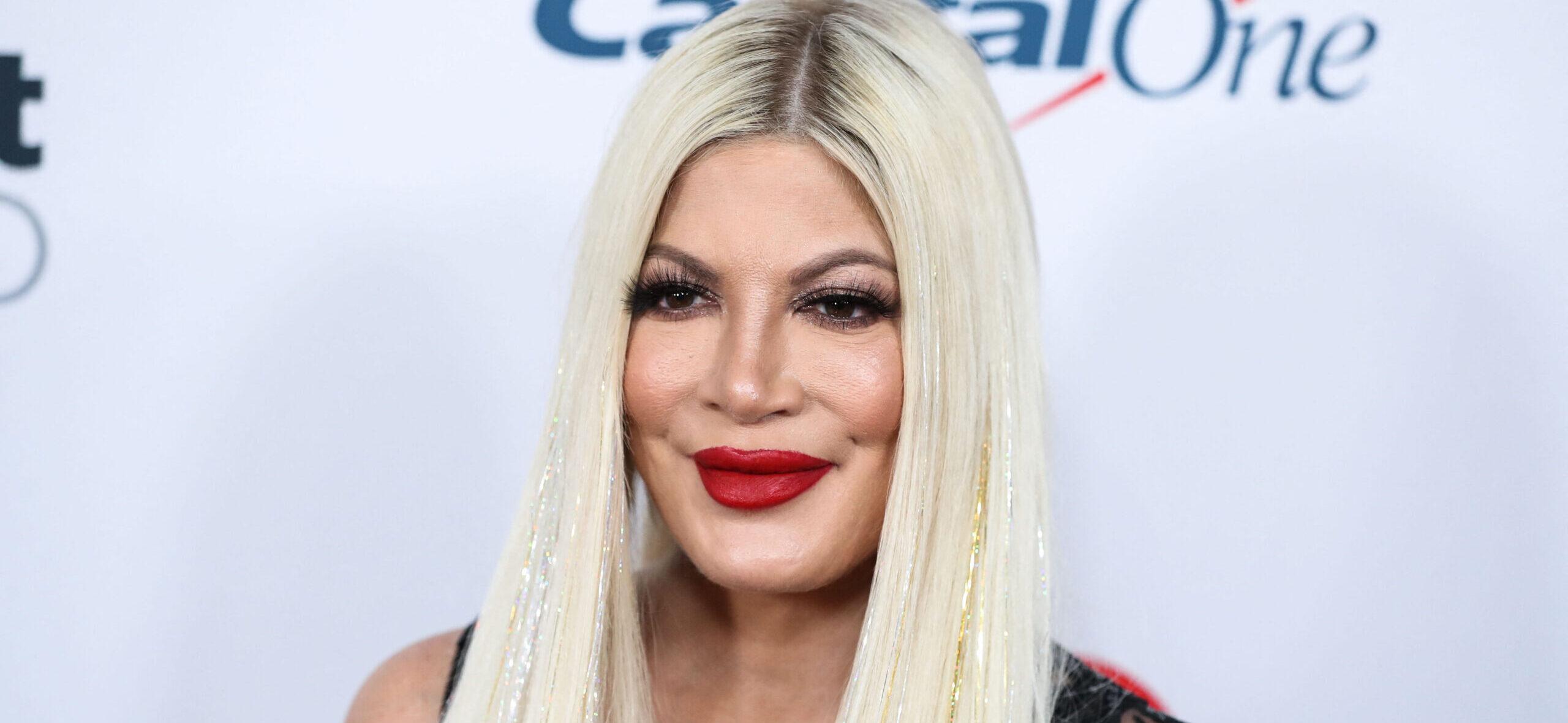 Tori Spelling at iHeartRadio 102.7 KIIS FM's Jingle Ball 2021